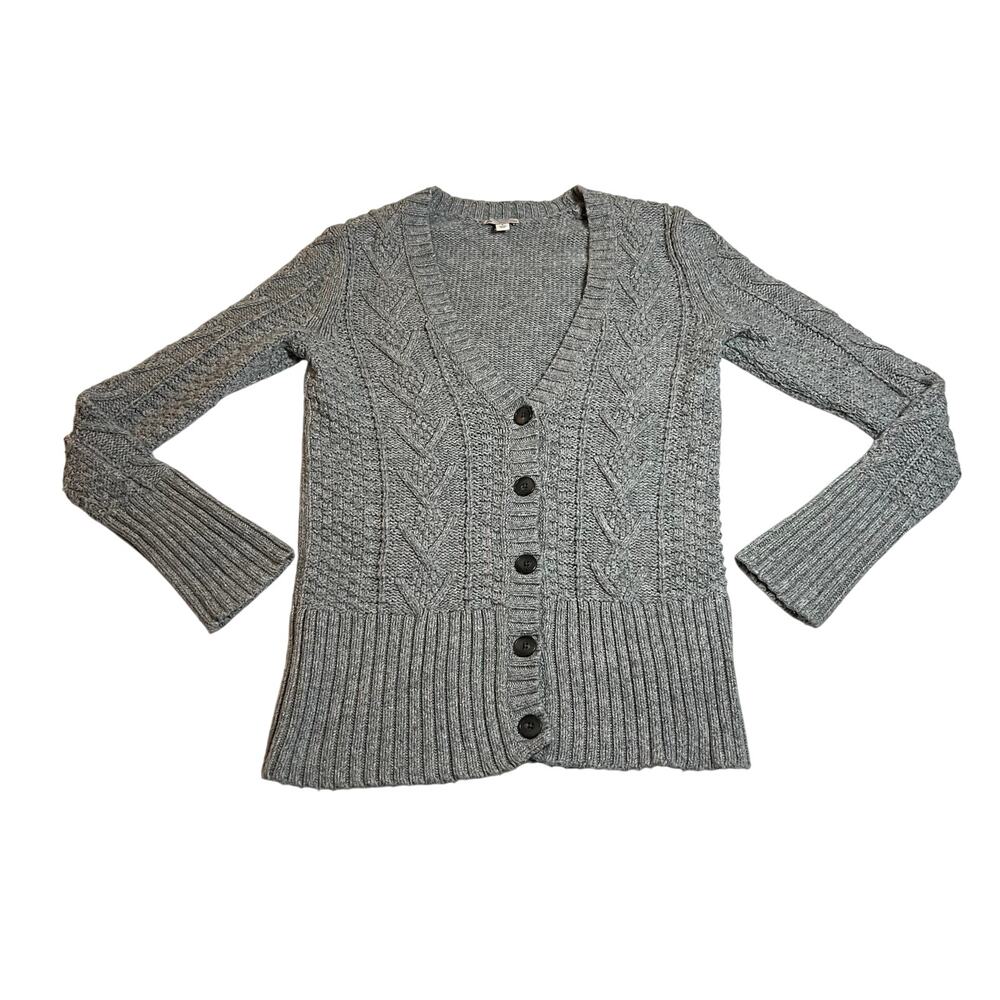 Gap V-Neck Button Up Knit Cardigan Size Small Casual Minimalist Cozy Preppy